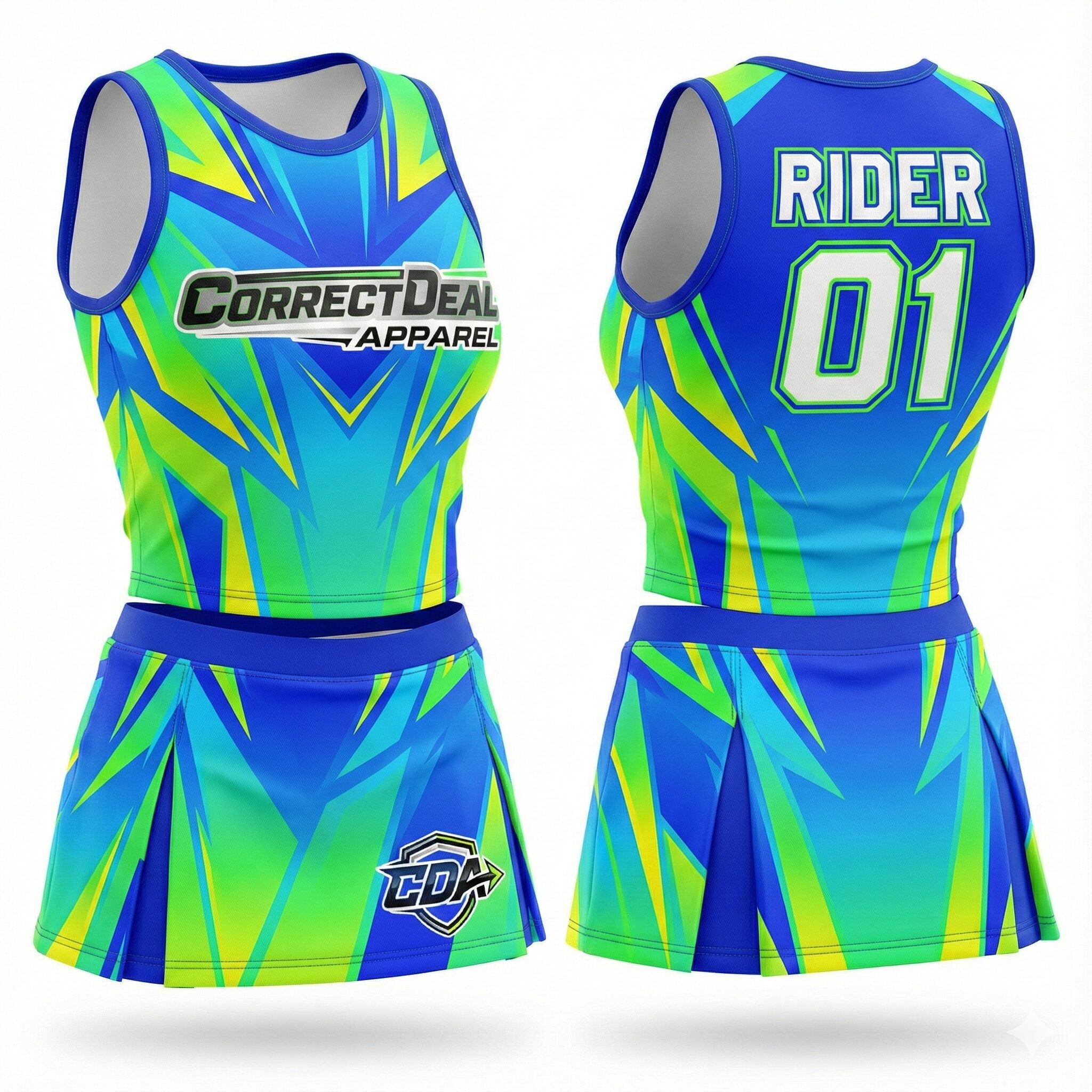 Custom Performance Cheerleading Uniform Manufacturing Services