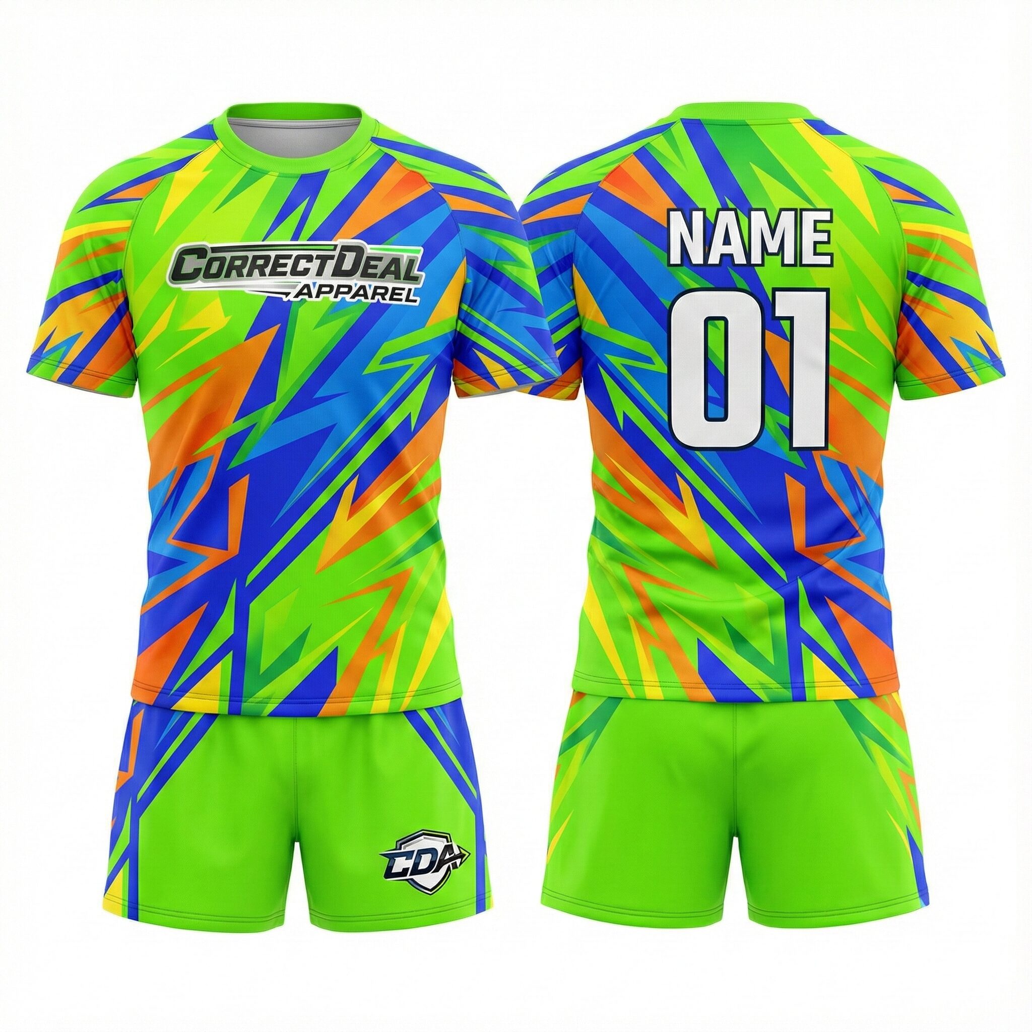 Custom Sublimated 7 on 7 Football Uniform Sets
