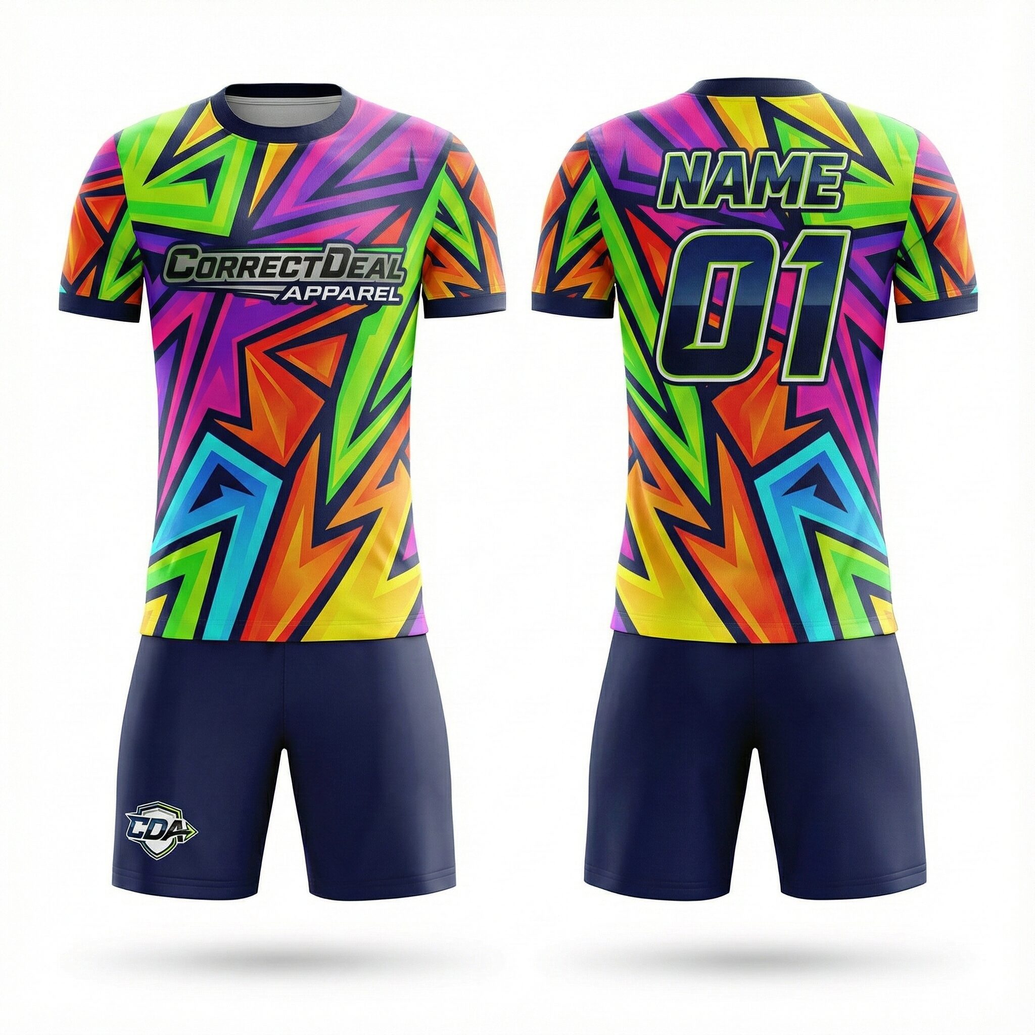 Custom Sublimated 7 on 7 Football Uniform Sets