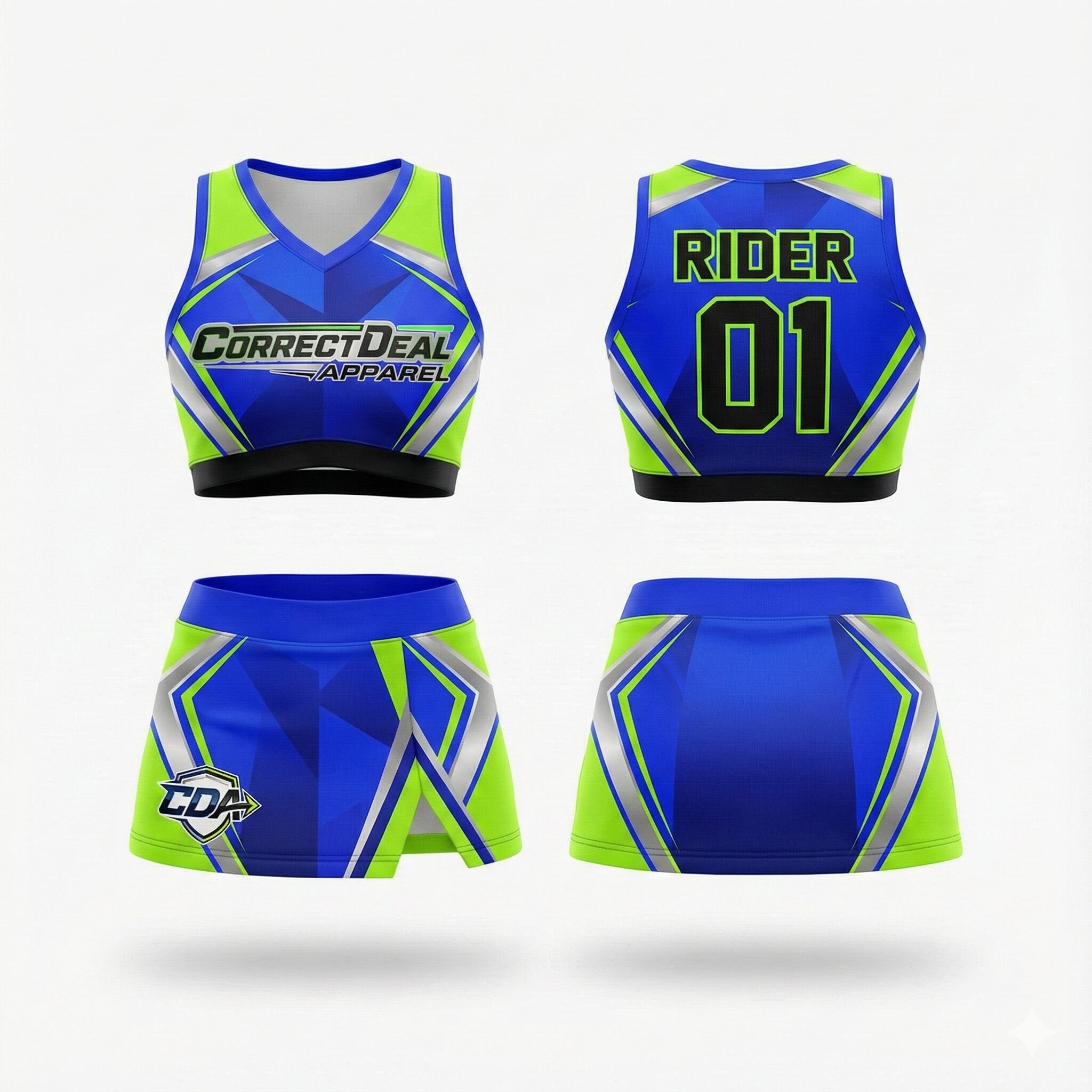 Custom Performance Cheerleading Uniform Manufacturing Services
