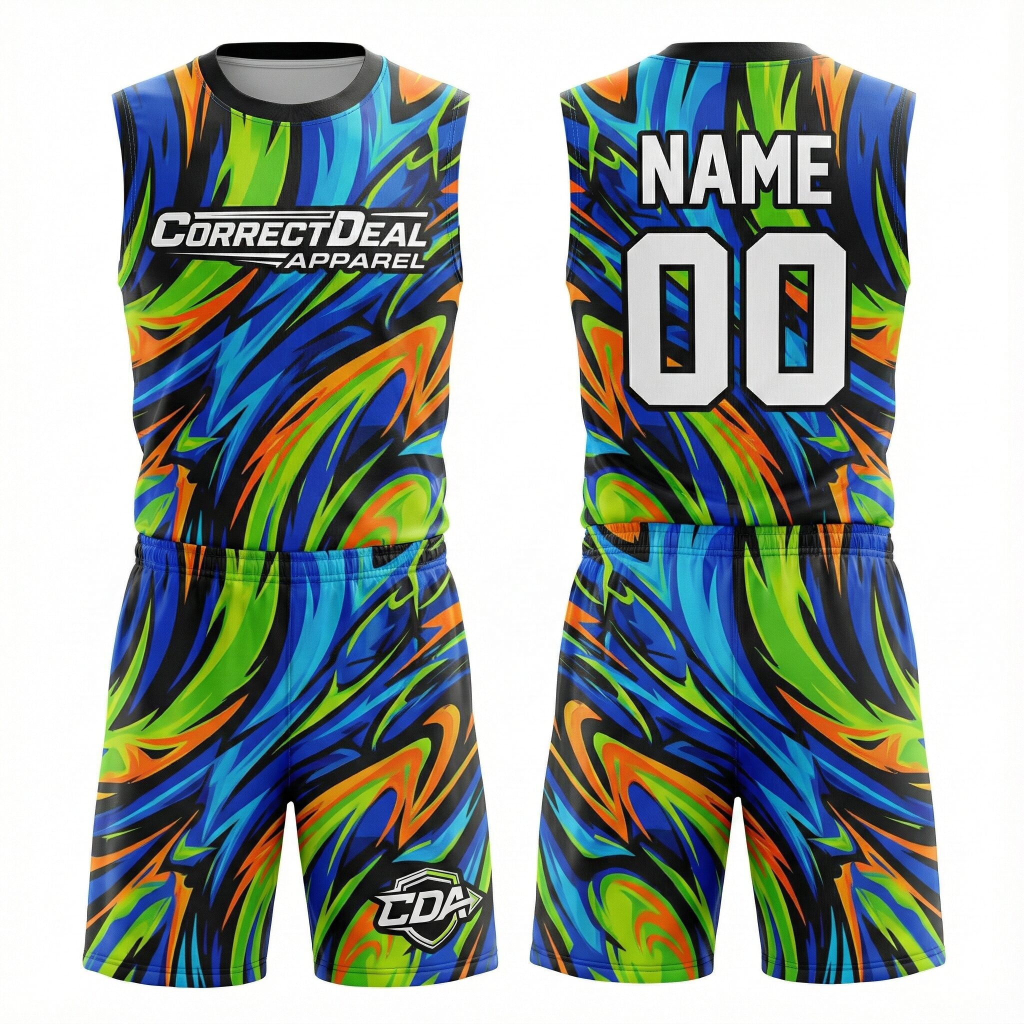 Custom Sublimated Performance Flag Football Uniforms