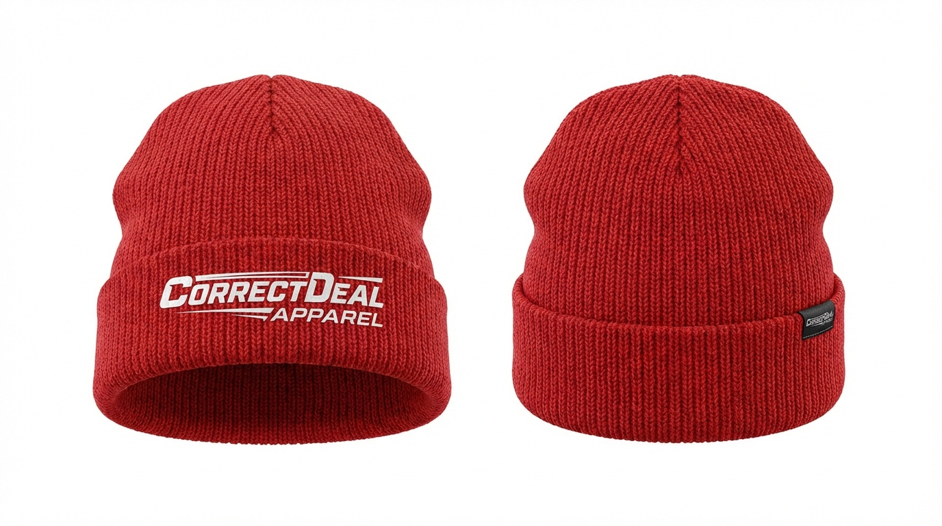 Correct Deal Apparel Beanies – Warm Knit Comfort – Athletes & Everyday Wear