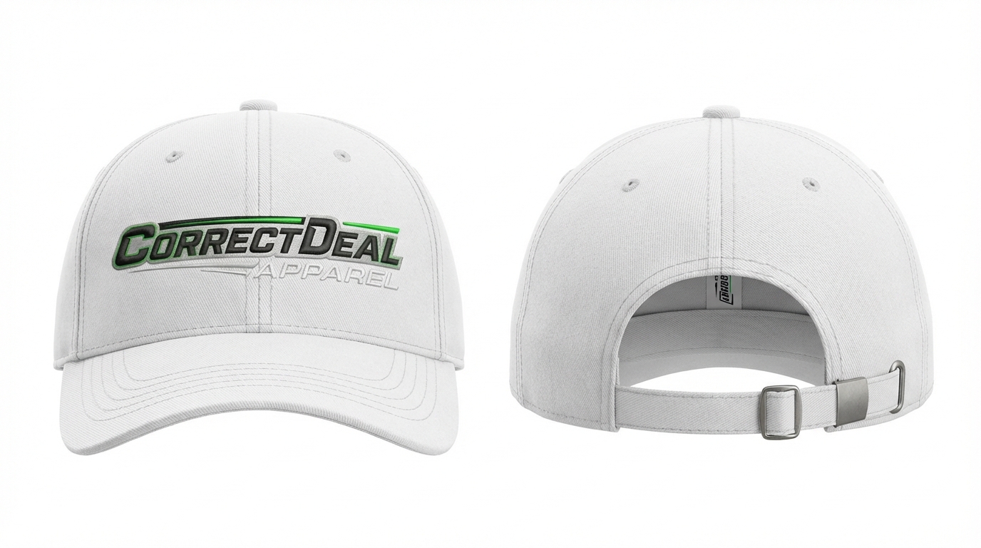 Correct Deal Apparel Caps – Structured Breathable Design – Sports & Everyday Wear