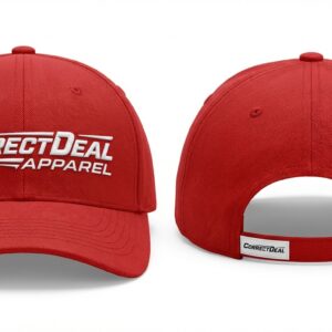 Correct Deal Apparel Caps – Structured Breathable Design – Sports & Everyday Wear