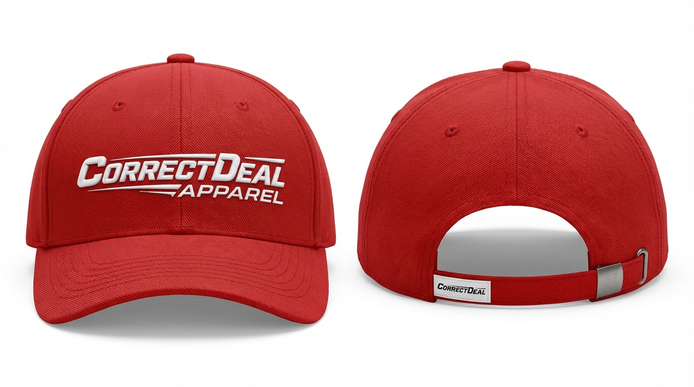 Correct Deal Apparel Caps – Structured Breathable Design – Sports & Everyday Wear