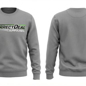 Correct Deal Apparel Crewneck Sweatshirt – Premium Comfort – Everyday Athletic Wear.