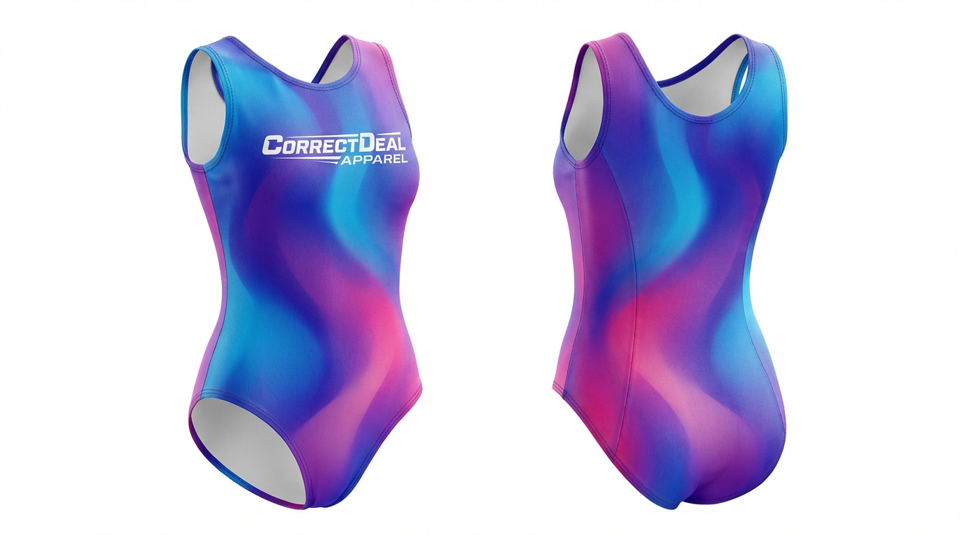 Correct Deal Apparel Performance Gymnastics Leotard – Ergonomic Motion Design – Professional Training & Competition