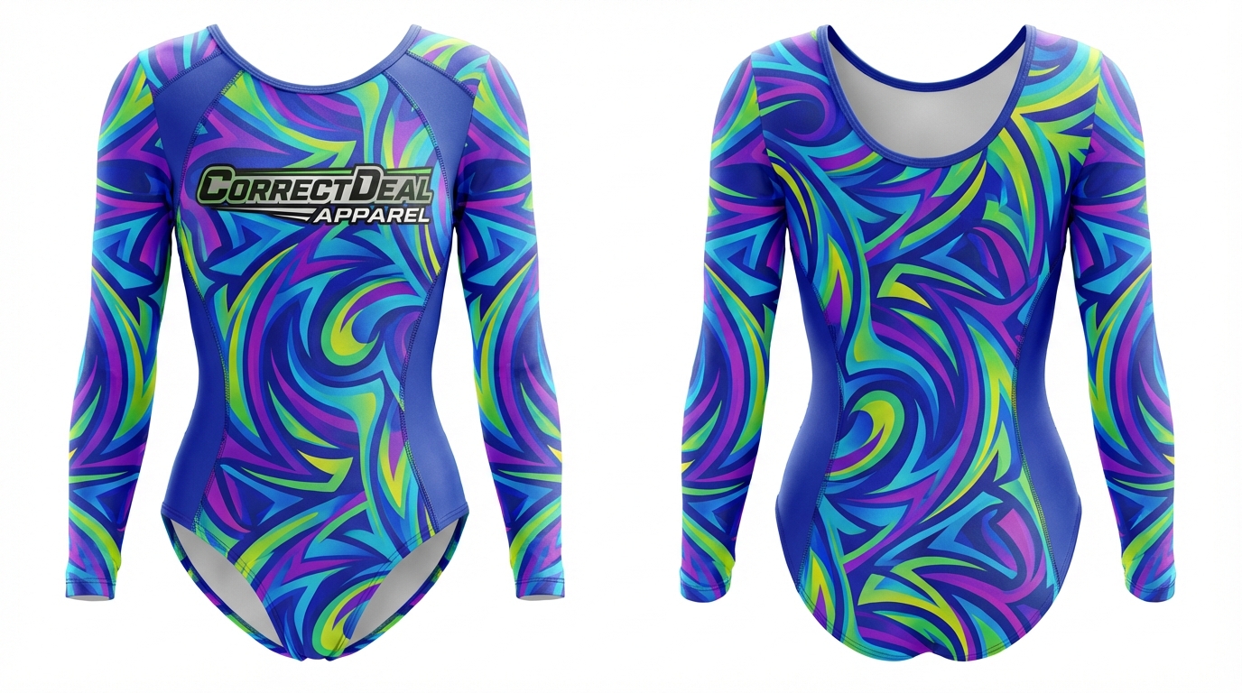 Correct Deal Apparel Performance Gymnastics Leotard – Ergonomic Motion Design – Professional Training & Competition
