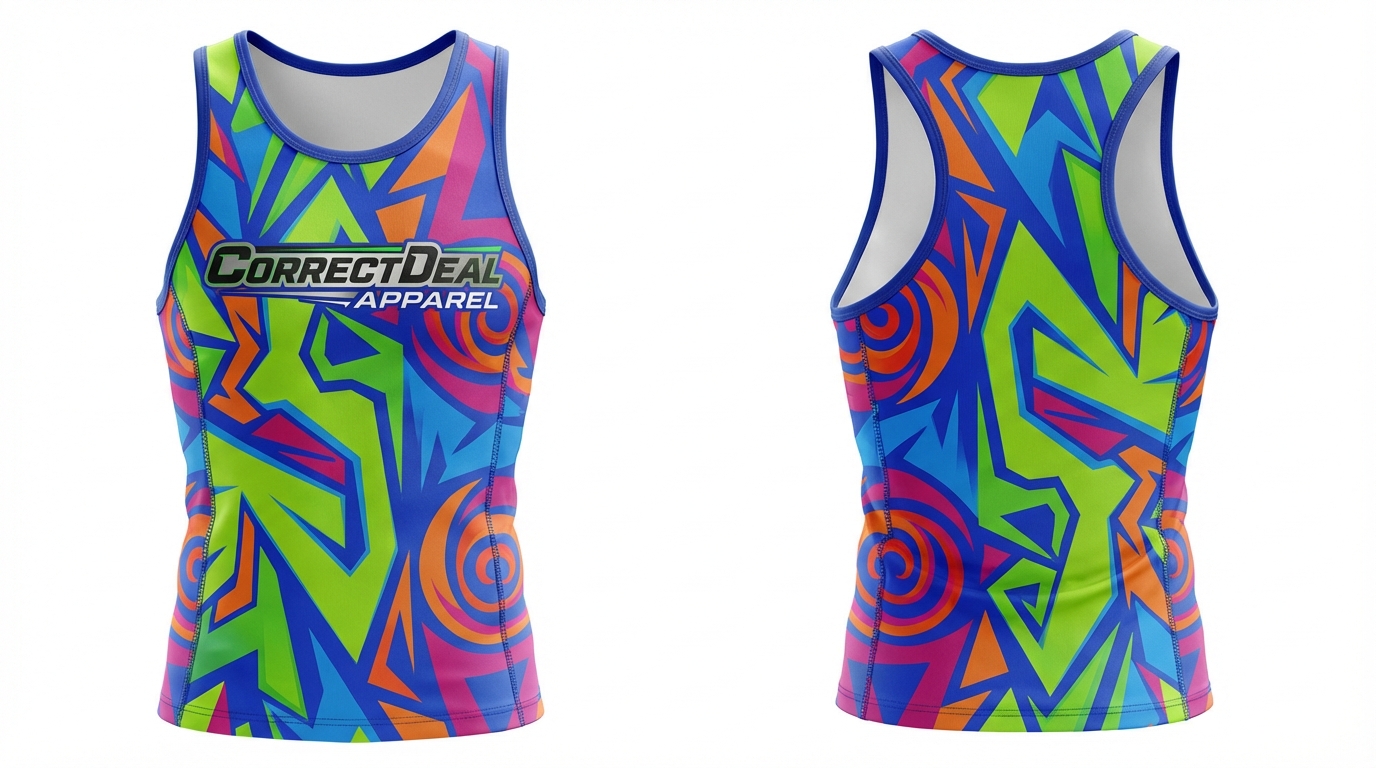 Correct Deal Apparel Gymnastics Tank Top – Advanced Moisture Management – Professional Training & Activewear