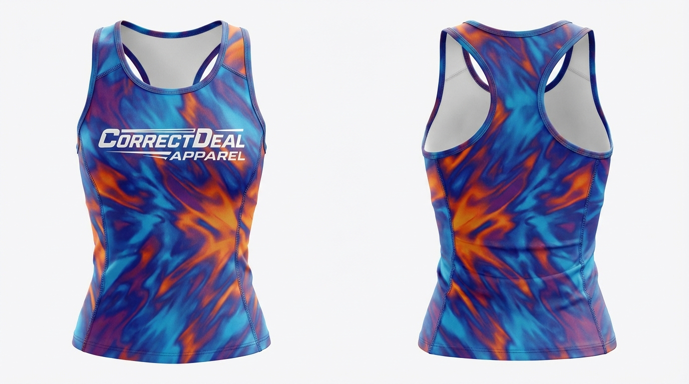 Correct Deal Apparel Gymnastics Tank Top – Advanced Moisture Management – Professional Training & Activewear