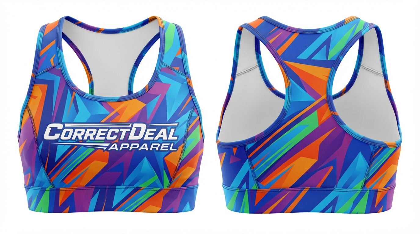 Correct Deal Apparel Gymnastics Sport Bra – High-Impact Compression Support