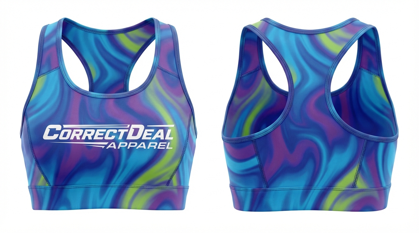 Correct Deal Apparel Gymnastics Sport Bra – High-Impact Compression Support