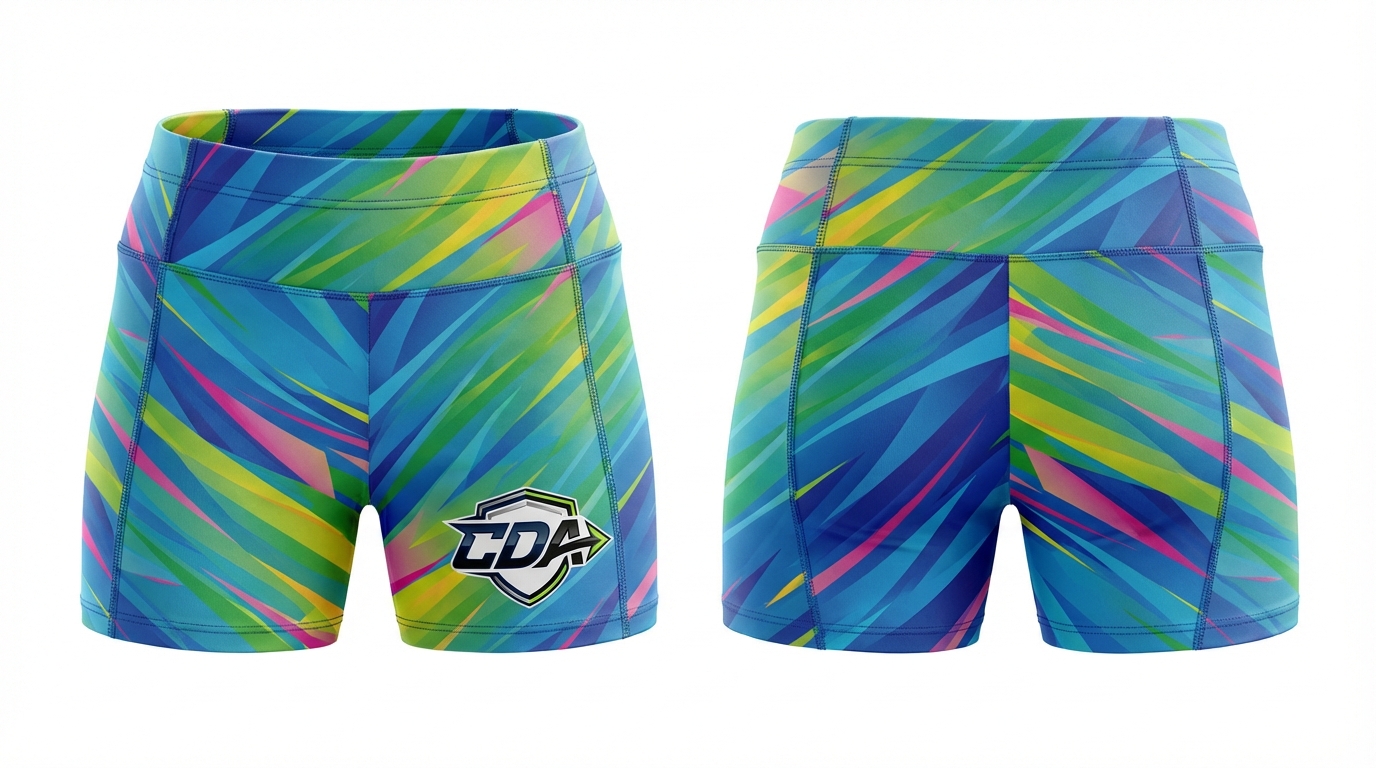 Correct Deal Apparel Gymnastics Shorts – High-Compression Stability – Professional Training & Competition