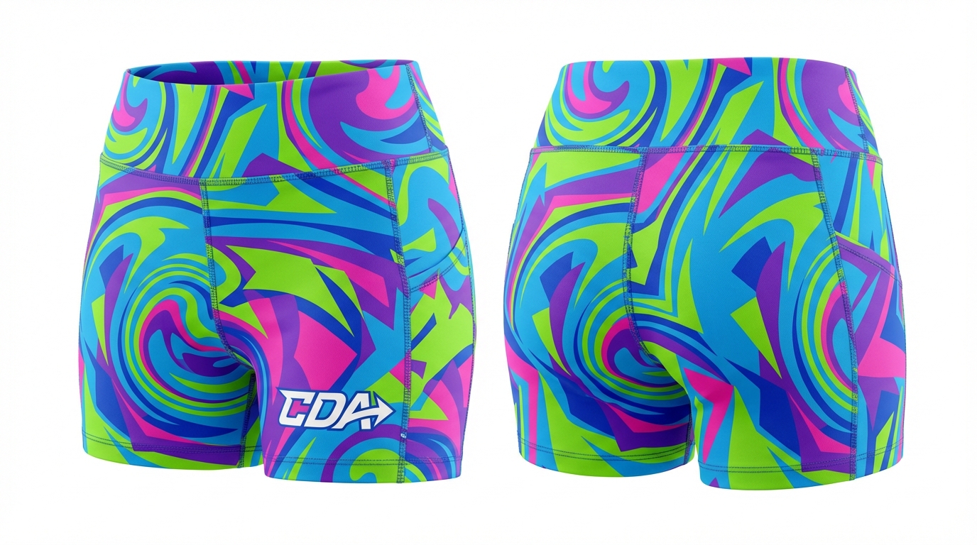 Correct Deal Apparel Gymnastics Shorts – High-Compression Stability – Professional Training & Competition