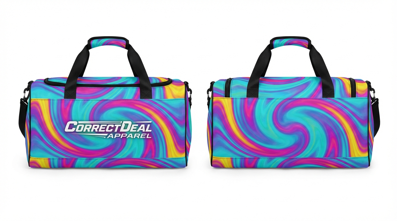 Correct Deal Apparel Gymnastics Duffle Bag – High-Capacity Reinforced Storage – Professional Travel & Gear Management