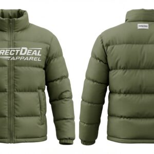 Correct Deal Apparel Performance Puffer Jacket – Lightweight Thermal Insulation – Winter Sports & Everyday Wear.
