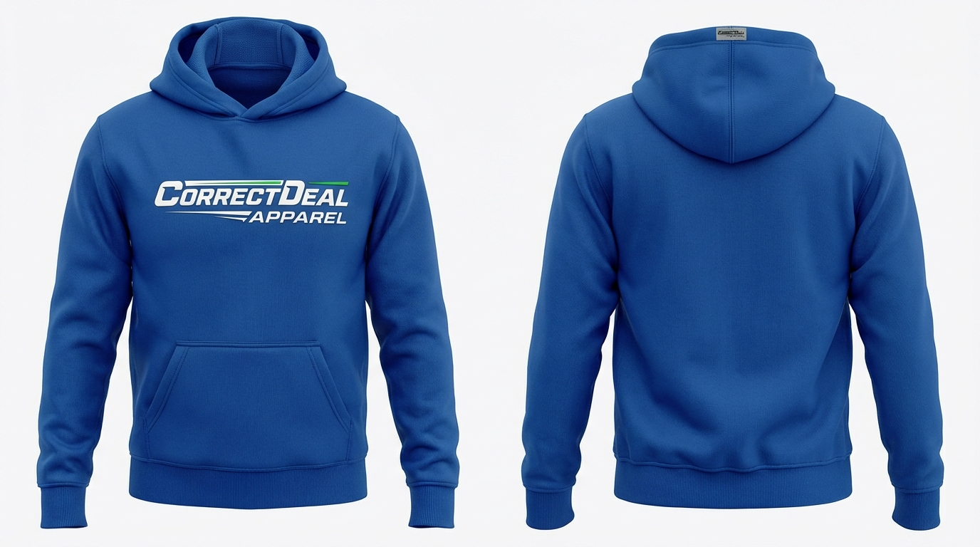 Correct Deal Apparel Pullover Hoodie – Premium Comfort – Everyday Athletes & Trainers.