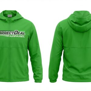 Correct Deal Apparel Windbreaker – Lightweight Weather Protection – Athletes & Outdoor Training.