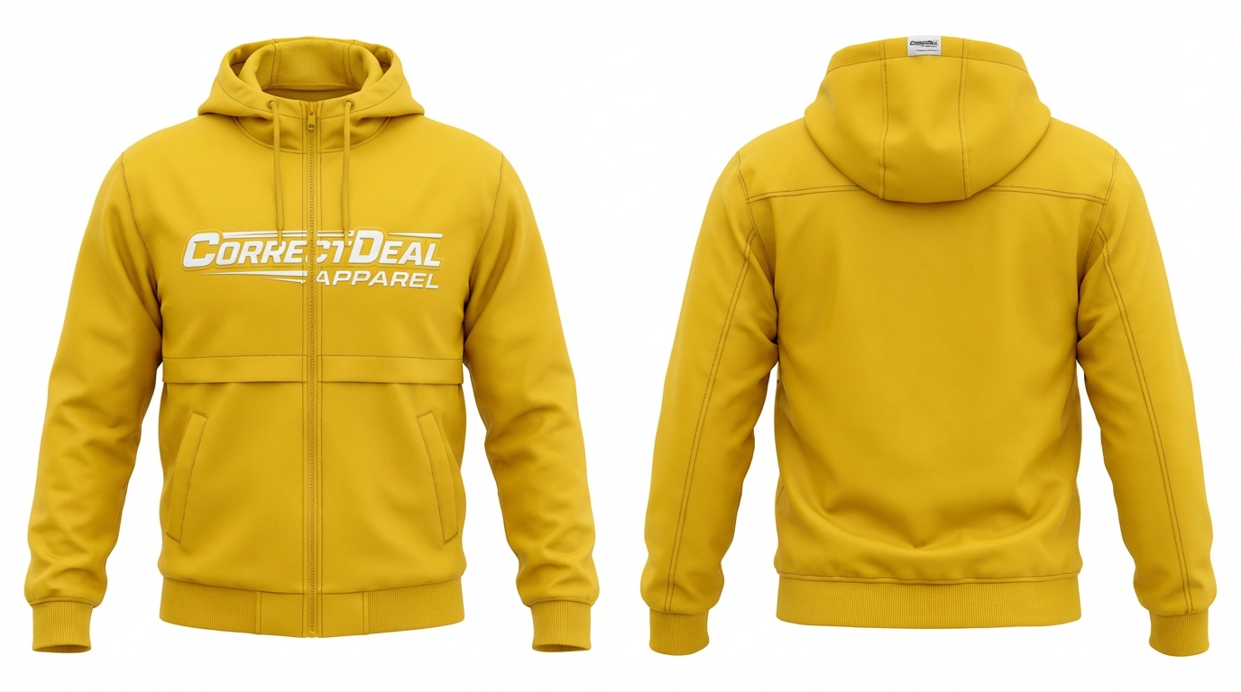 Correct Deal Apparel Windbreaker – Lightweight Weather Protection – Athletes & Outdoor Training.