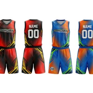 Correct Deal Apparel Reversible Basketball Uniform – Dual-Side Performance – Training & Game Play.