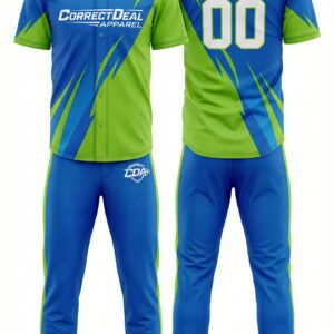 Correct Deal Apparel Baseball Uniform – Moisture-Wicking  Performance – Competitive Play.