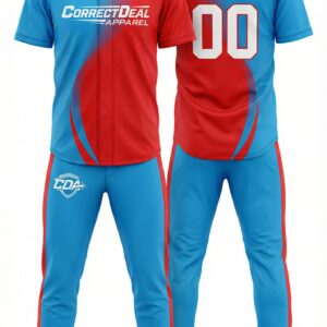 Correct Deal Apparel Baseball Uniform – Moisture-Wicking  Performance – Competitive Play.