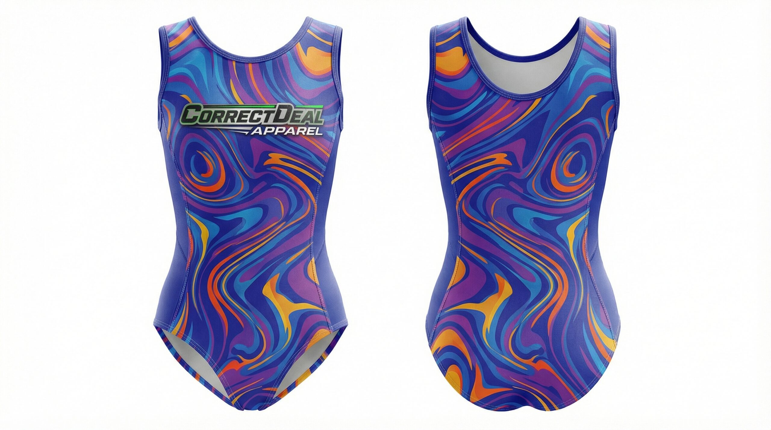 Correct Deal Apparel Gymnastics Leotard – High-Stretch Performance – Training & Competition.