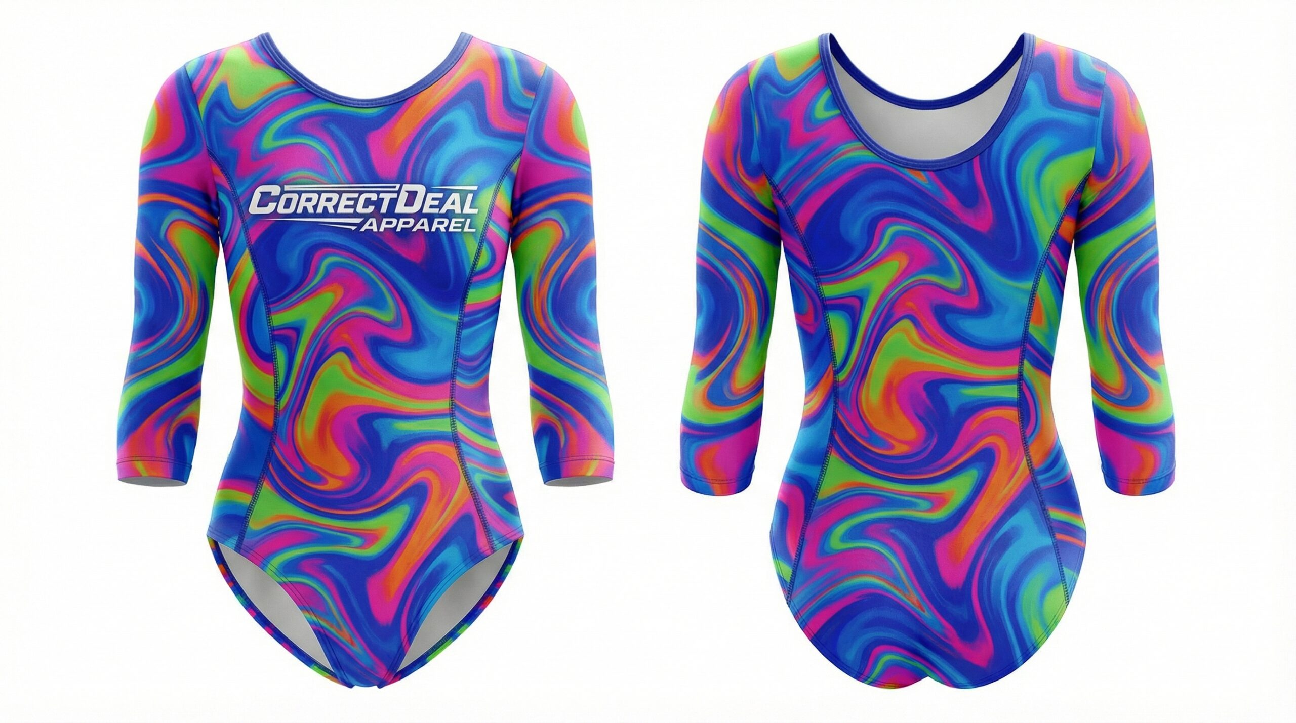 Correct Deal Apparel Gymnastics Leotard – High-Stretch Performance – Training & Competition.