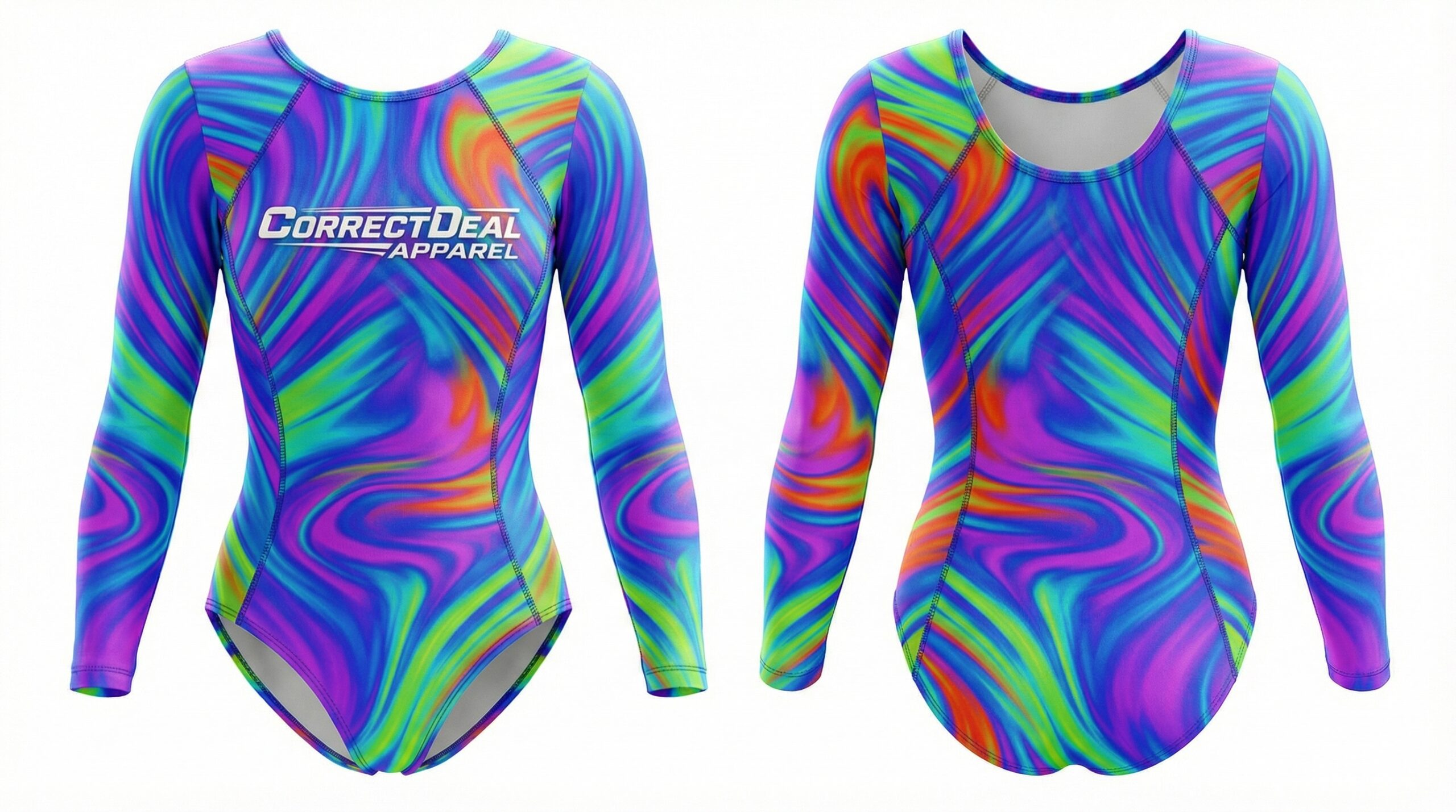 Correct Deal Apparel Gymnastics Leotard – High-Stretch Performance – Training & Competition.
