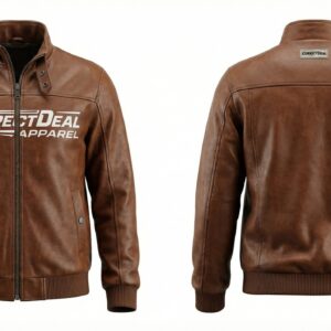 Correct Deal Apparel Leather Jacket – Premium Finish – Casual & Street Wear.